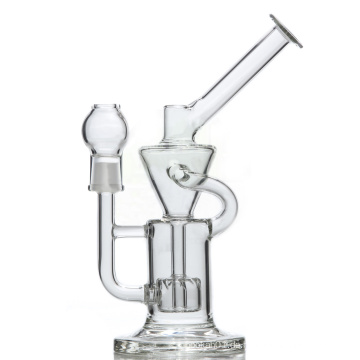 Barrel Perc Vortex Recycler Hookah Glas Rauchen Wasserpfeifen (ES-GB-339)